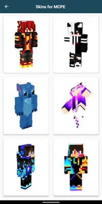 Youtuber Skins for Minecraft android App screenshot 0