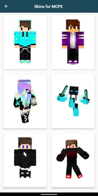 Youtuber Skins for Minecraft android App screenshot 5