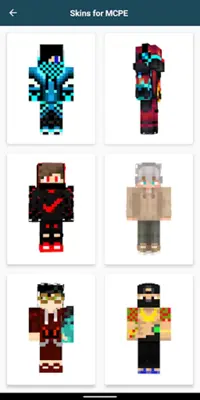 Youtuber Skins for Minecraft android App screenshot 7